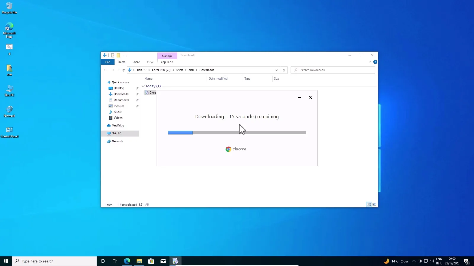 Run the Chrome Installer Run the Chrome Installer