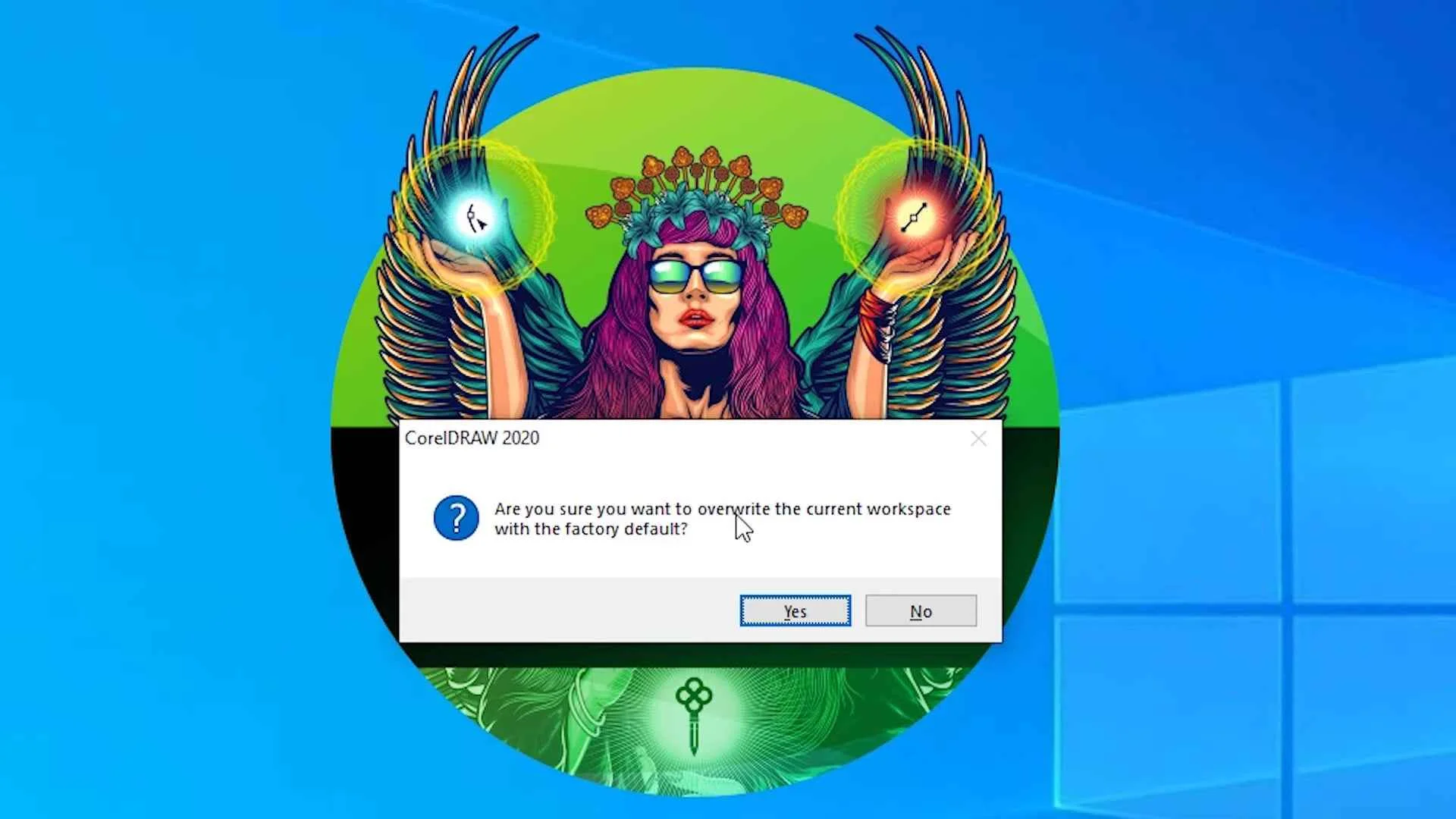How to reset CorelDRAW Settings