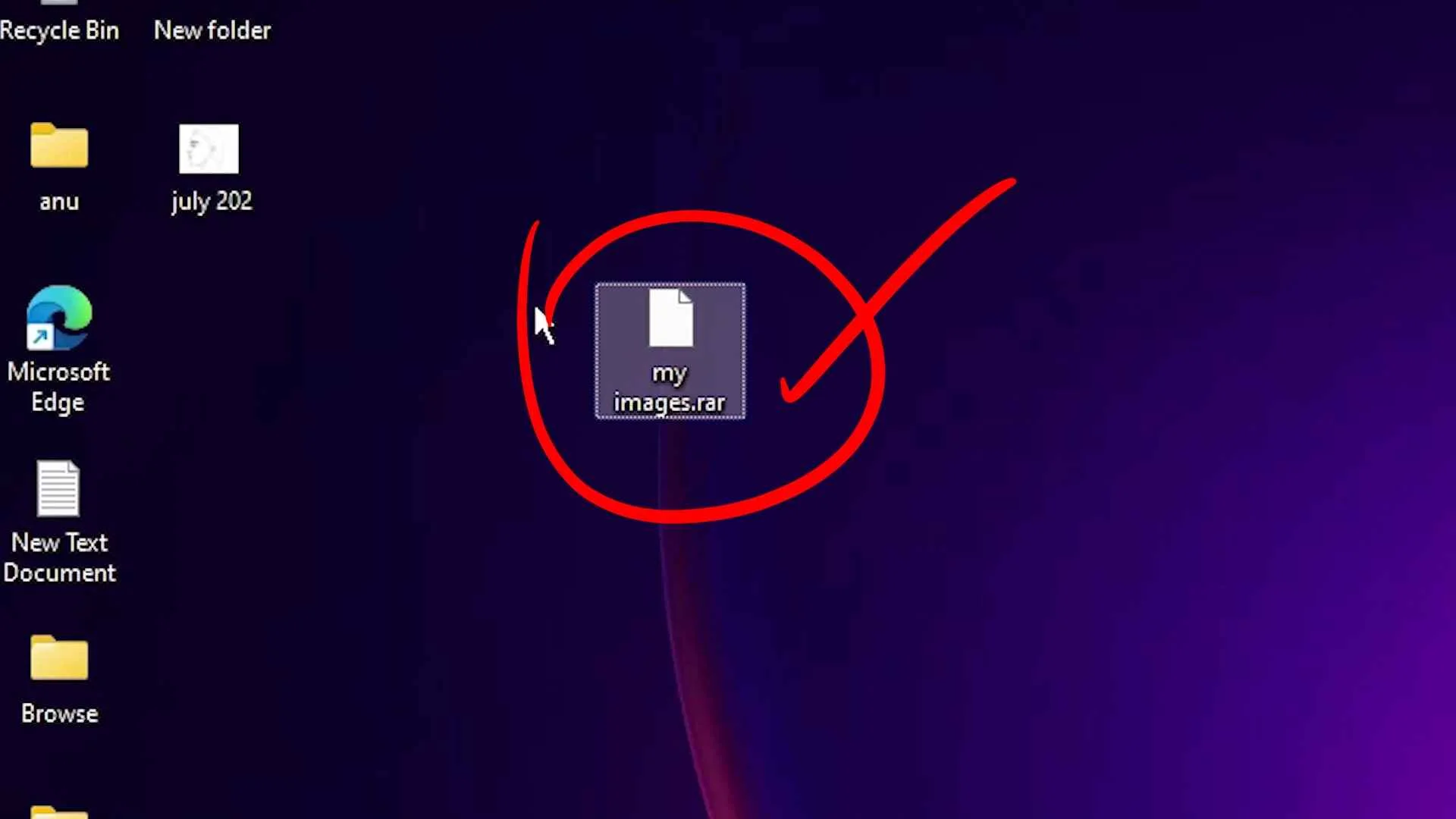 RAR files in Windows