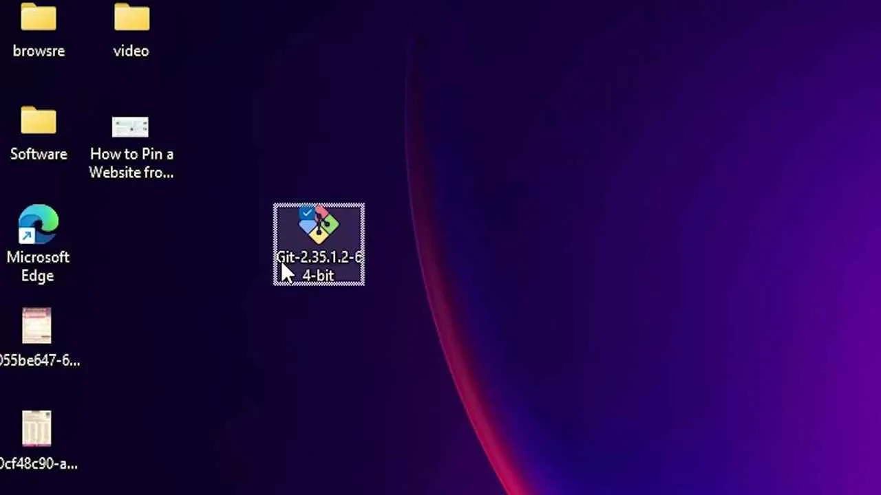 Start git Installation