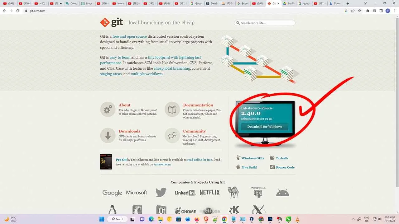 latest version of Git